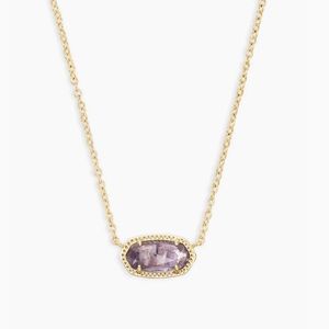 Kendra Scott Elisa Amethyst necklace